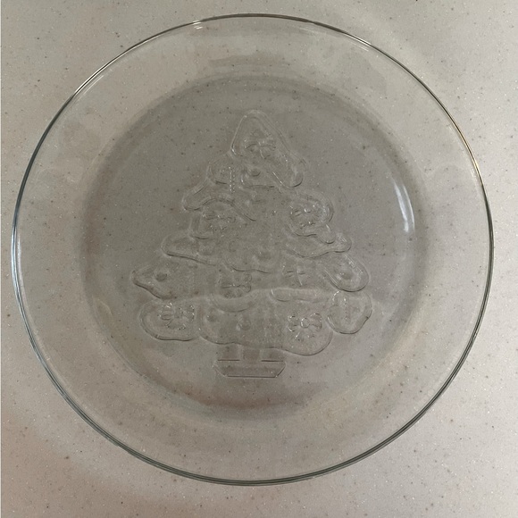 Glass Holiday Serving Platter - Picture 1 of 8